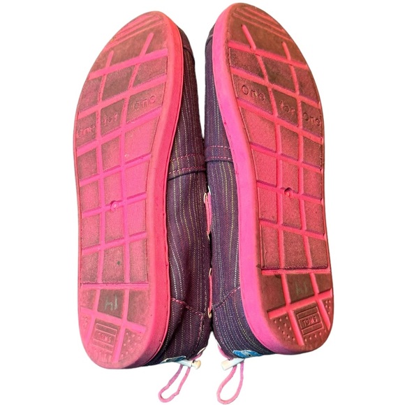TOMS‎ | Girls Youth Bimini Alpargata Purple Slip On Shoe | Size 6Y | Super Cute! - Picture 5 of 5